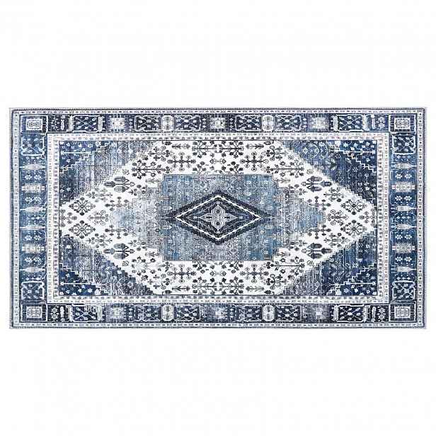 vidaXL Koberec ORIZ Tmavě modrá 80 x 150 cm 100% polyester