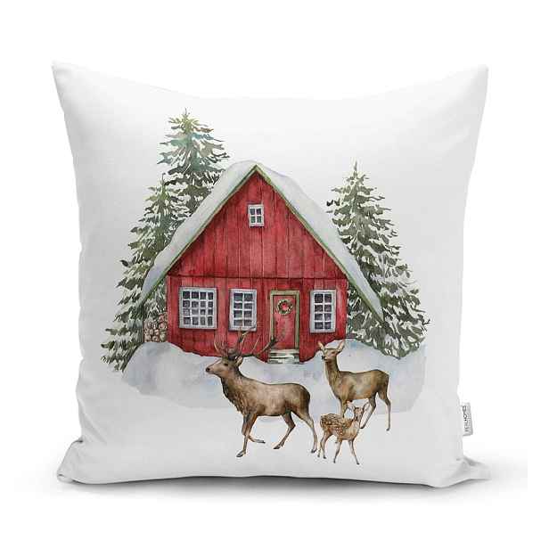 Povlak na polštář s vánočním motivem 43x43 cm – Mila Home