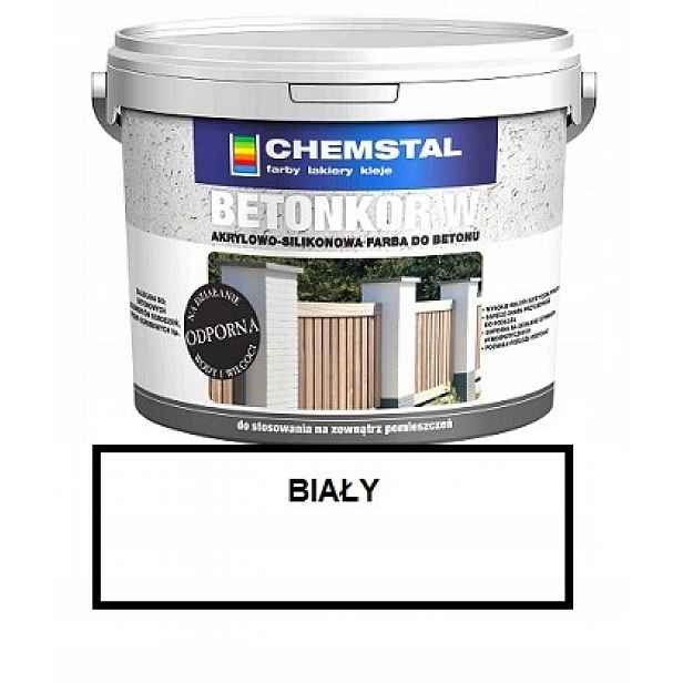 Barva na betonu Betonkor W 5L Bílá Chemstal
