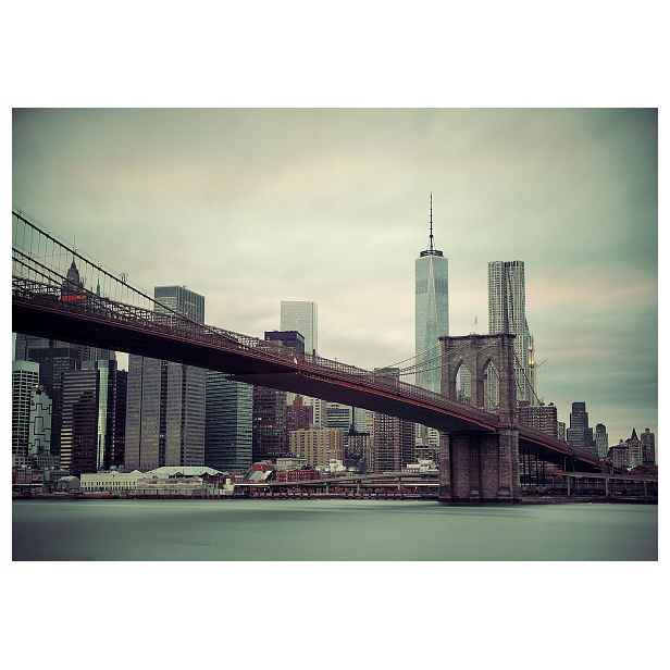 Fototapeta Brooklynský most Manhattan New York vinylová 254x184 lepidlo