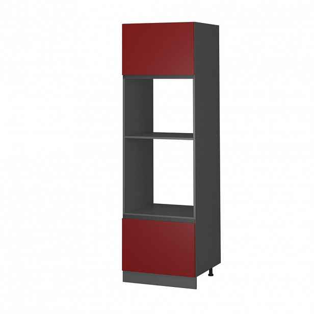 Vicco SKŘÍŇKA NA MIKROVLNNOU TROUBU R-Line Červená 60 cm Tvar J
