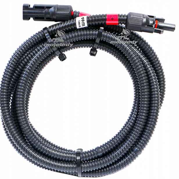 10 m solární prodlužovací kabel Pv 4 mm kovaný MC4 plus Uv peszlu