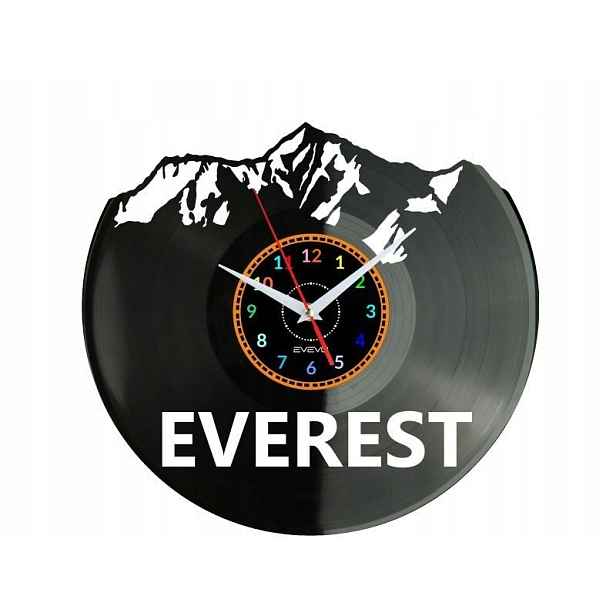 Everest Dárek Originální dekorace do domu Hodiny z vinylové desky
