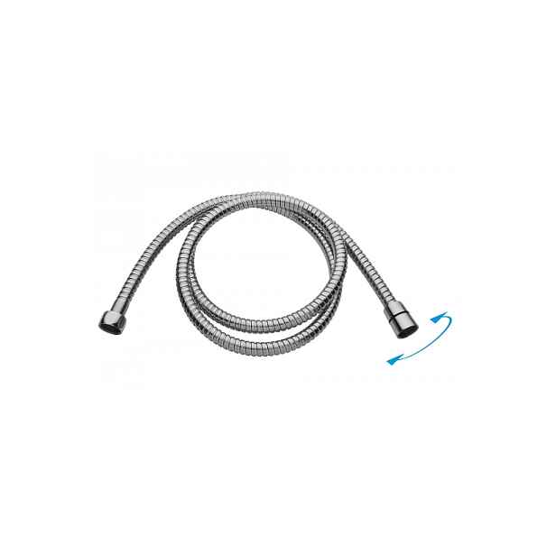Sanitary Sprchová dvouzámková hadice 150 cm Anti Twist s otočnou koncovkou - kvalitní provedení (hs06)