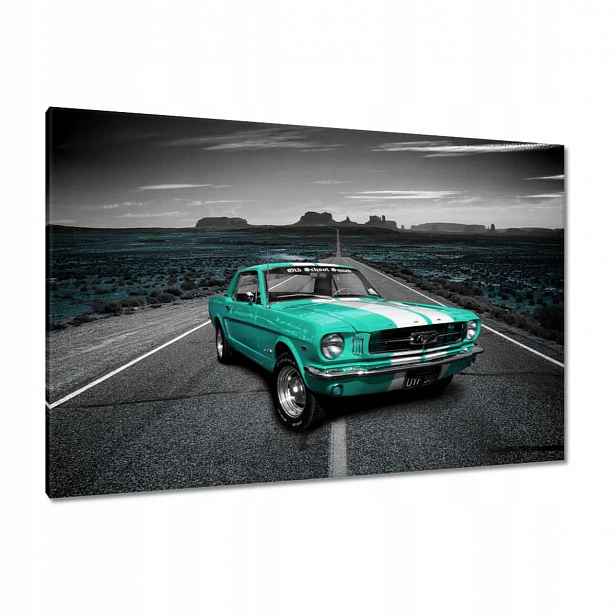 Obrazy 120x80 Tyrkysové auto Ford