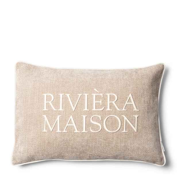 Polštář Evora 65x45 cm s logem Riviera Maison