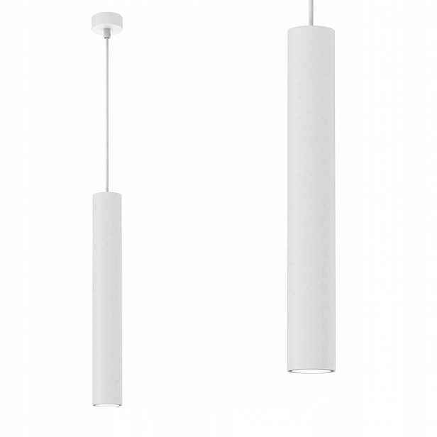 Závěsná lampa závěsná trubka Hudson Bílá 1xGU10 MLP8798 Milagro