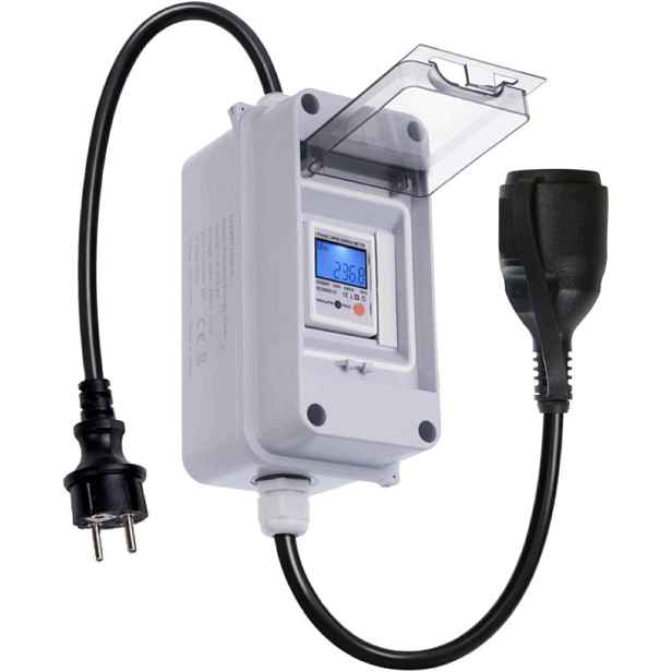 Elektroměr TLB-220-80, 230 V, LCD, IP65, bílý