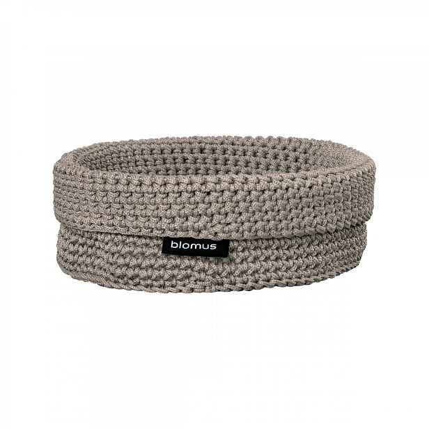 Košík na pečivo průměr 20 cm Blomus TELA - šedohnědý