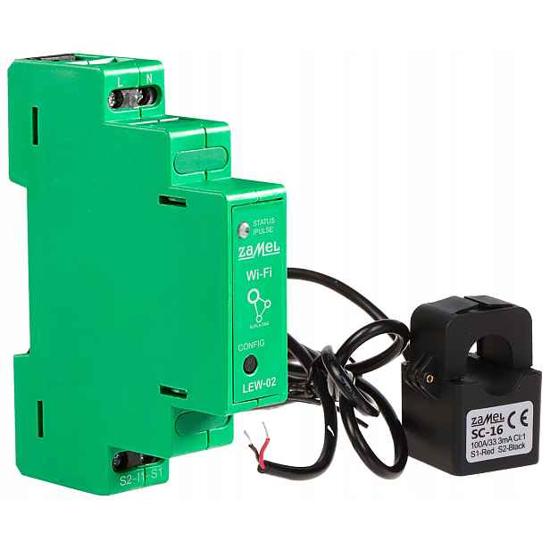 Monitor Elektrické Energie LEV-02 Jednofázový Zamel