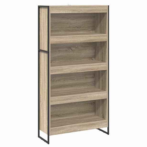 vidaXL Knihovna 80 x 30 x 155 cm Kompozitní dřevo Sonoma