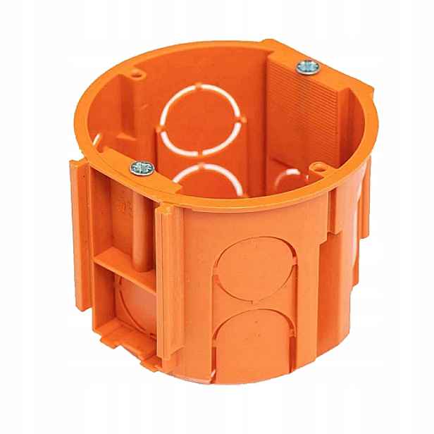 110 x Instalační Podomítková Spojovací Krabička Se Šrouby PK60 60 mm A.0082