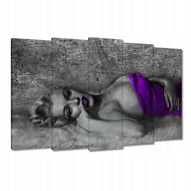 Obrazy 150x95 Fialová Marilyn Monroe