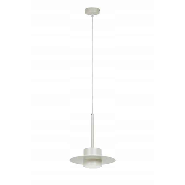 Závěsná lampa minimalistická šedá kulatá 20 cm do kuchyně jídelny Sigma