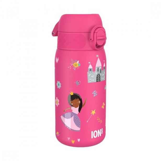 Láhev na vodu pro děti, nerezová ocel, 400 ml, Princess - Ion8