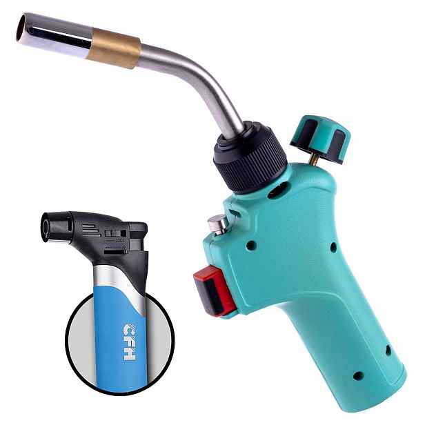 Plynový Hořák Mapp Propan Pro Piezo Pájení Zapalovač Plamen 1900°C Cfh