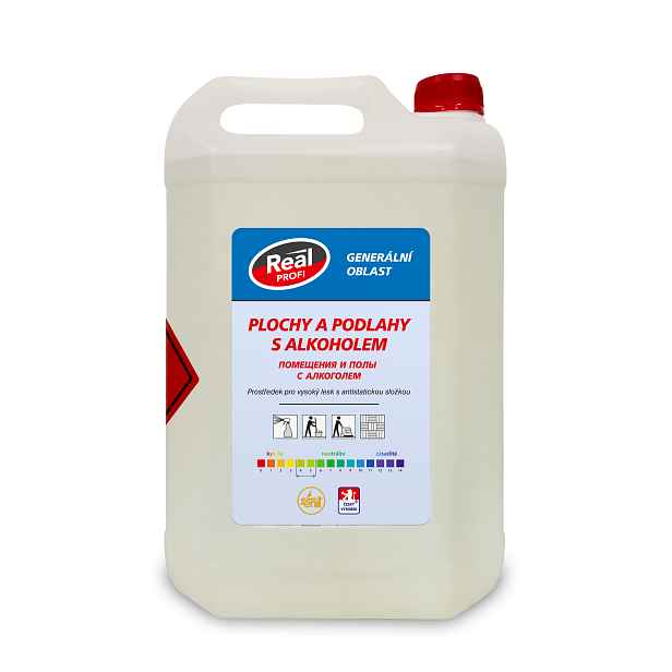 Real PROFI na plochy a podlahy s alkoholem 5l BC31158