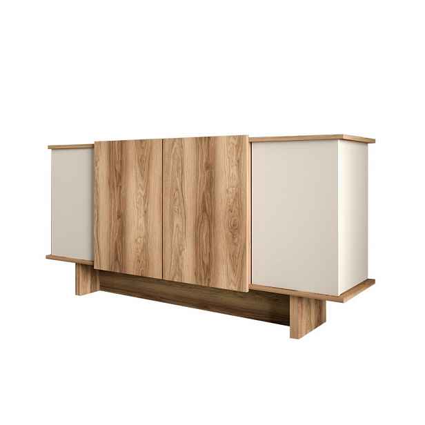 Skříňka Diana Sand and Walnut