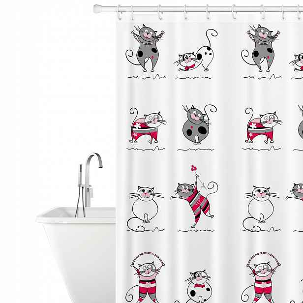 Tatkraft Funny Cats textilní závěs