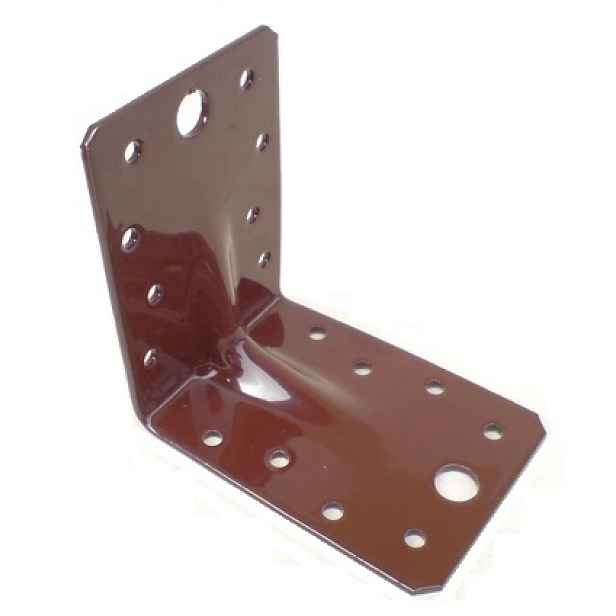 Úhelník kombinovaný s prolisem 65×90×90×2,5 mm RAL 8016