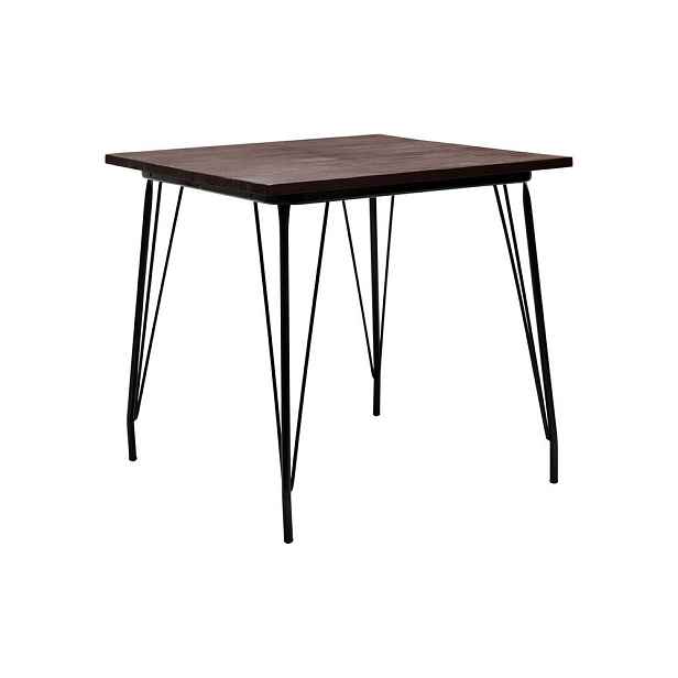 Jídelní stůl z jilmového dřeva ø 80 cm District – Premier Housewares