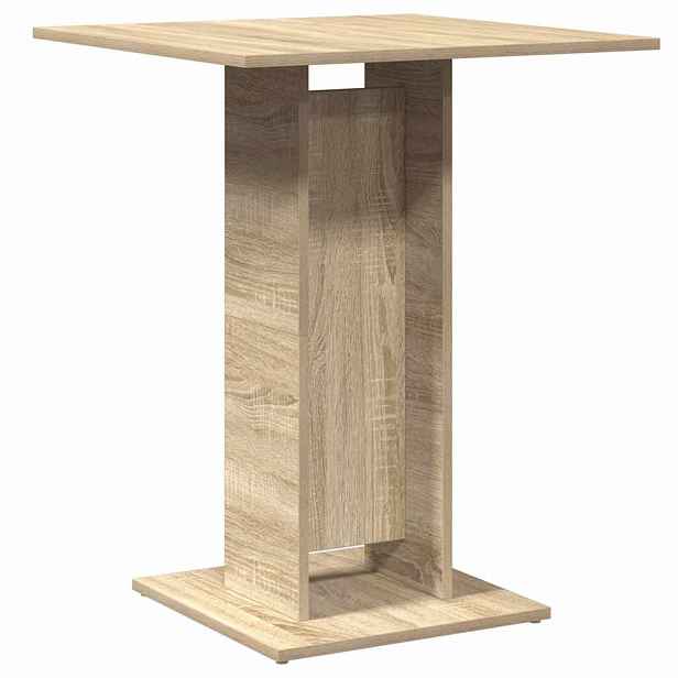 vidaXL Bistro stolek dub sonoma 60 x 60 x 75 cm kompozitní dřevo