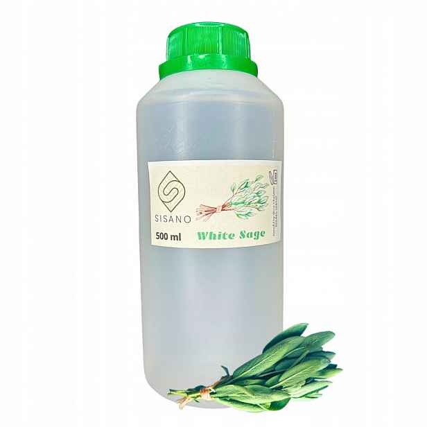 Vůně do sójových svíček vosk Bílá Šalvěj 500 ml