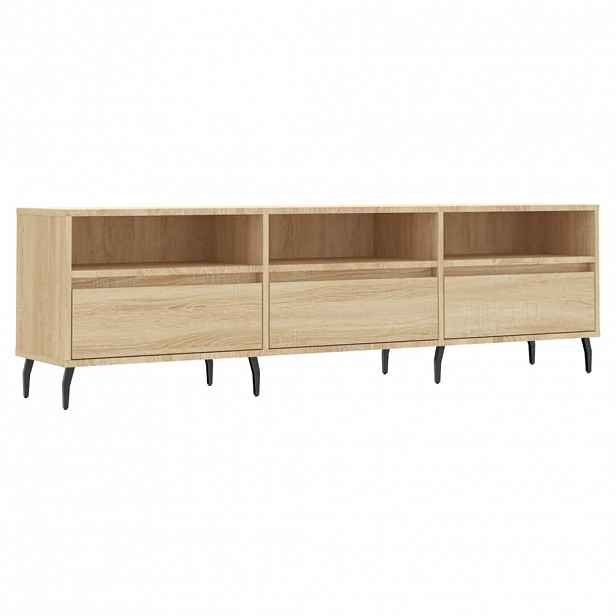 vidaXL TV skříňka dub sonoma 150 x 30 x 44,5 cm kompozitní dřevo