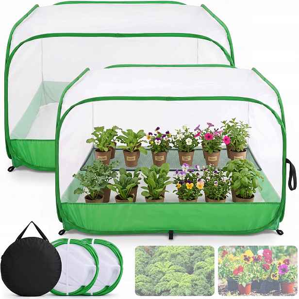 Ochranná Síť Na Ptáky Pop-up Skládací Pro Zeleniny A Ovoce 100 X 100 CM