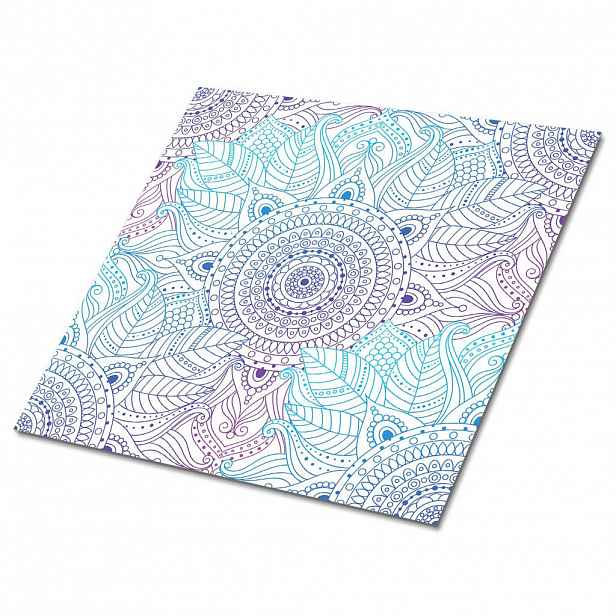 TULUP SAMOLEPICÍ OBKLADY NA STĚNU 9 ks 30x30 cm Arabská mandala