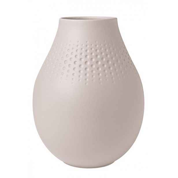 Villeroy & Boch Collier Beige porcelánová váza Perle, 20 cm