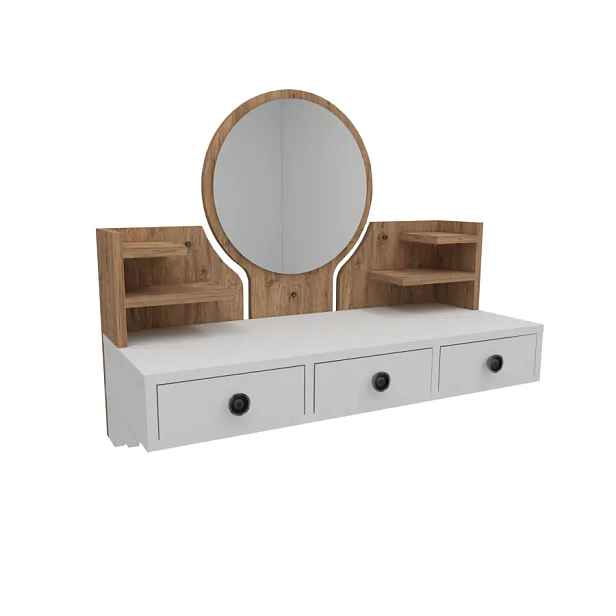 Casarredo Závěsný kosmetický stolek NAXOS - borovice Atlantic / bílá