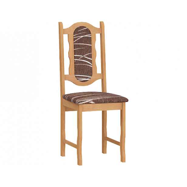 Jídelní židle C, moření craft tobacco