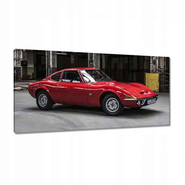 Obrazy 115x55 Červený klasik Opel Gt