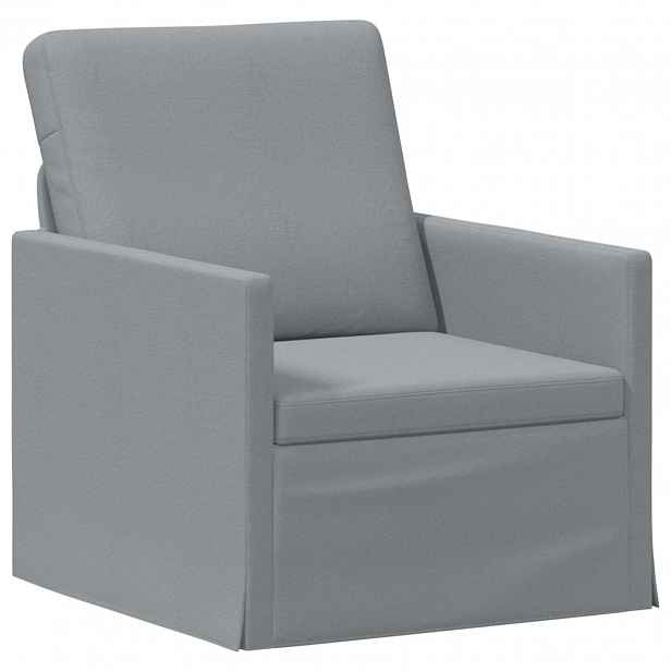 vidaXL Jednolůžková pohovka Světle šedá 70 x 81 x 82 cm Textil