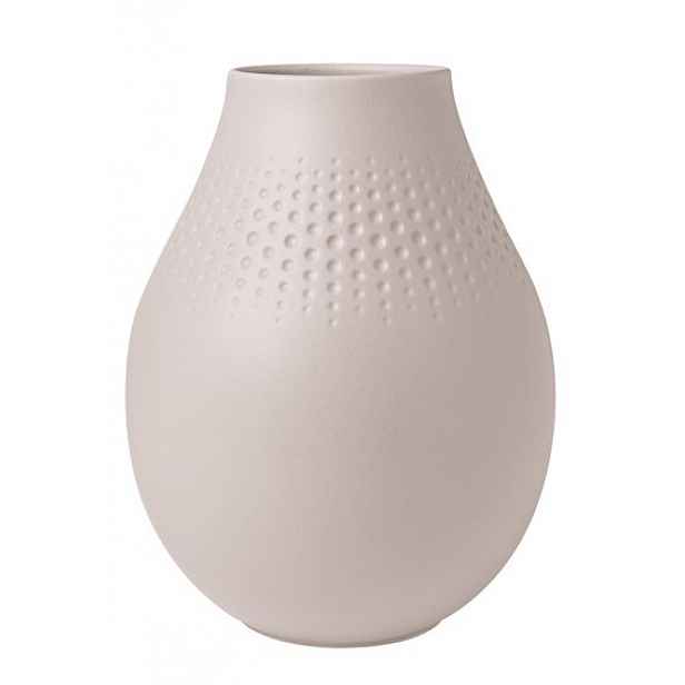 Villeroy & Boch Collier Beige porcelánová váza Perle, 20 cm