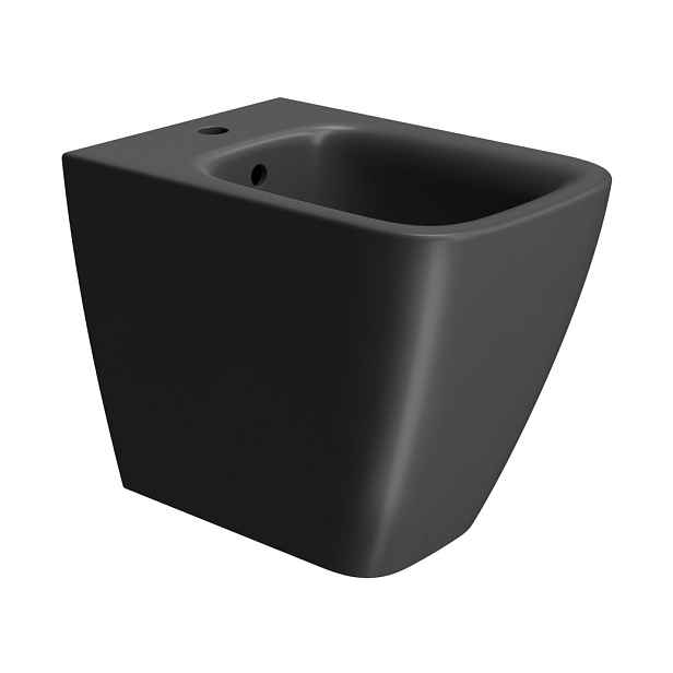 GSI NUBES bidet stojící, 35x52cm, černá mat