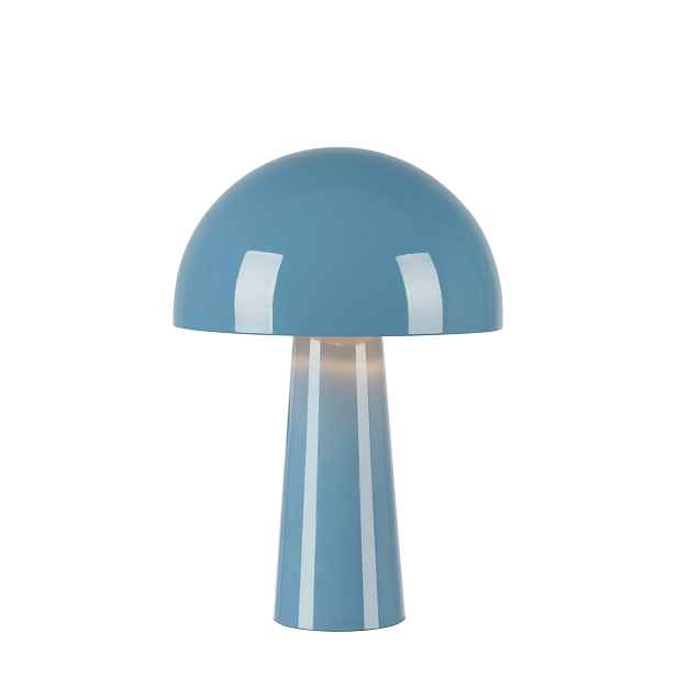 Stolní lampa Mantar „houbička“ modrá, závit E14 Markslojd