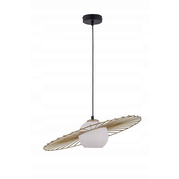 Závěsná lampa industriální zlatá Sol 1xE27 15W Sigma Lighting