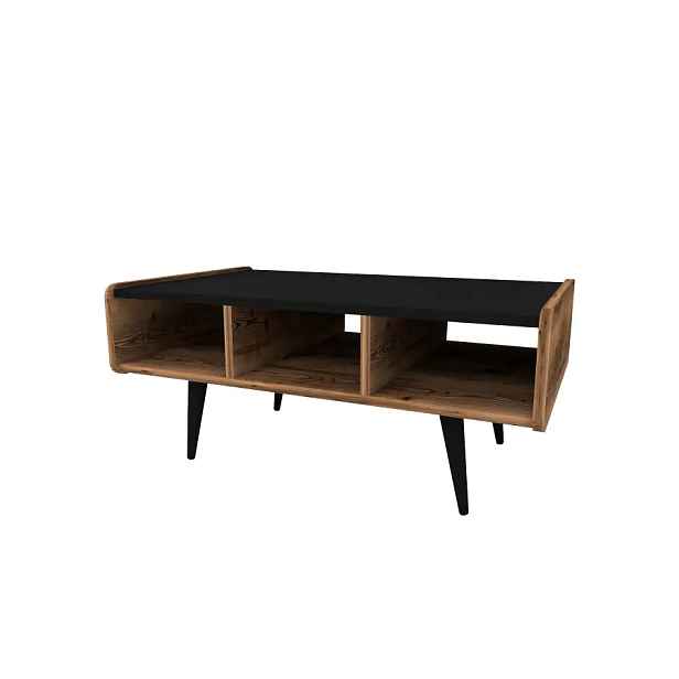 Casarredo Konferenční stolek PYLOS - ořech/černá
