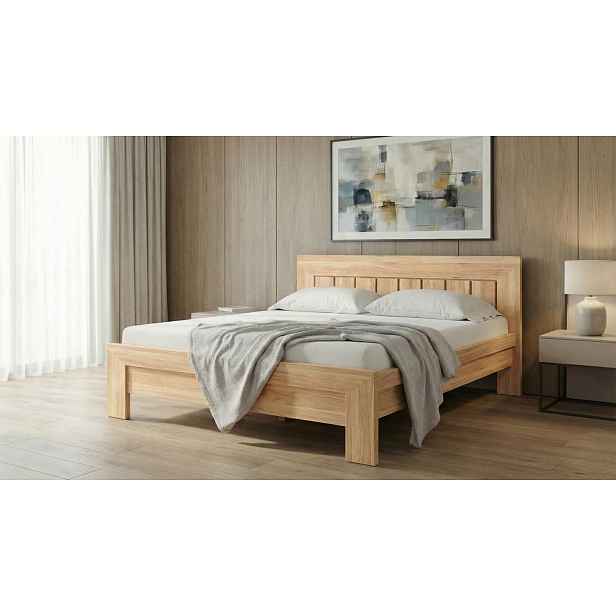 Postel Dreamy Madera Barevné provedení: Buk - Olej kaštan, Velikost: 180x200