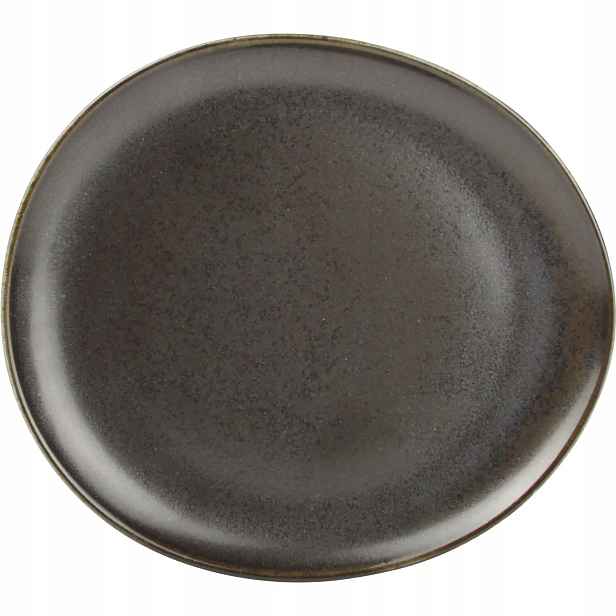 Talíř mělký F2D Ceres Black 25x23 cm 6 ks