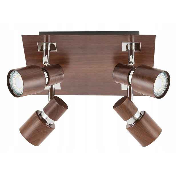 Bronzová spotová lampa Merkur pro osvětlení stěn Rabalux