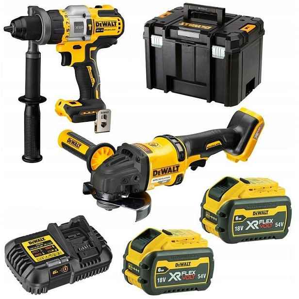 Dewalt Combo Set 18V DCK2016T2T (DCD999 DCG418) 2x6,0Ah DCK2016T2T-QW
