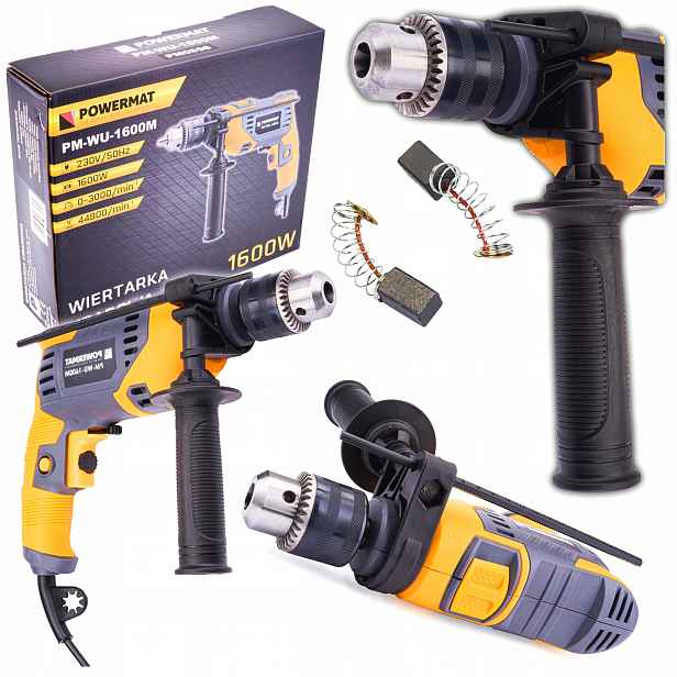 Příklepová vrtačka Powermat 230 V 1600 W