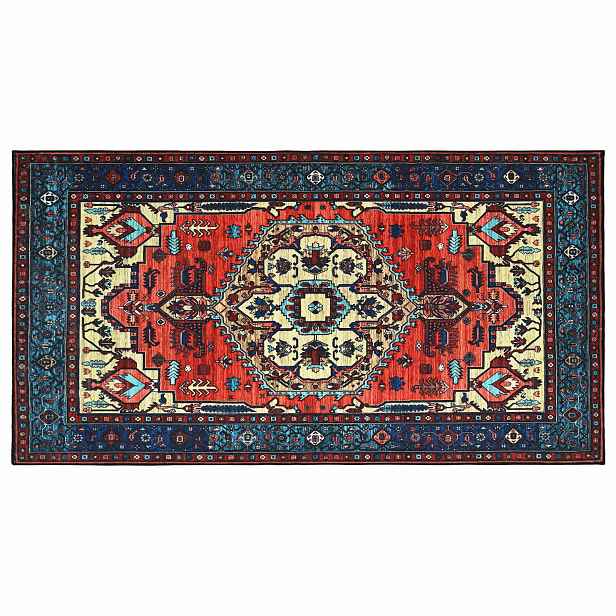 vidaXL Koberec ORIZ Červená 80 x 150 cm 100% polyester
