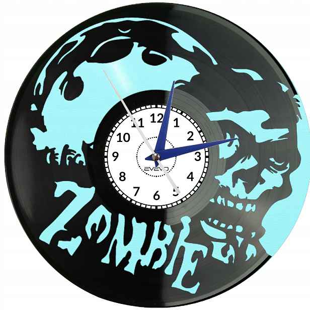Zombie Barevné Pozadí Nápad na Dárek Nástěnná Dekorace z vinylové desky