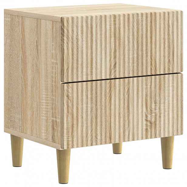 vidaXL Noční skříňka Dub sonoma 43 x 34,5 x 48 cm Kompozitní dřevo