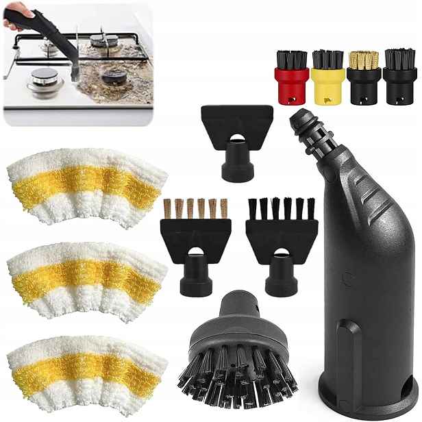 Sada Příslušenství K Napařovačům Karcher Sc 1 2 3 4 5 je odolná 12 Ks