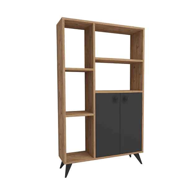 Casarredo Regál THIVA - borovice / antracit